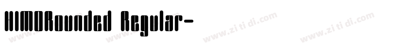 HIMORounded Regular字体转换